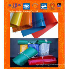 heavy duty waterproof & fireproof pvc tarpaulin fabric
